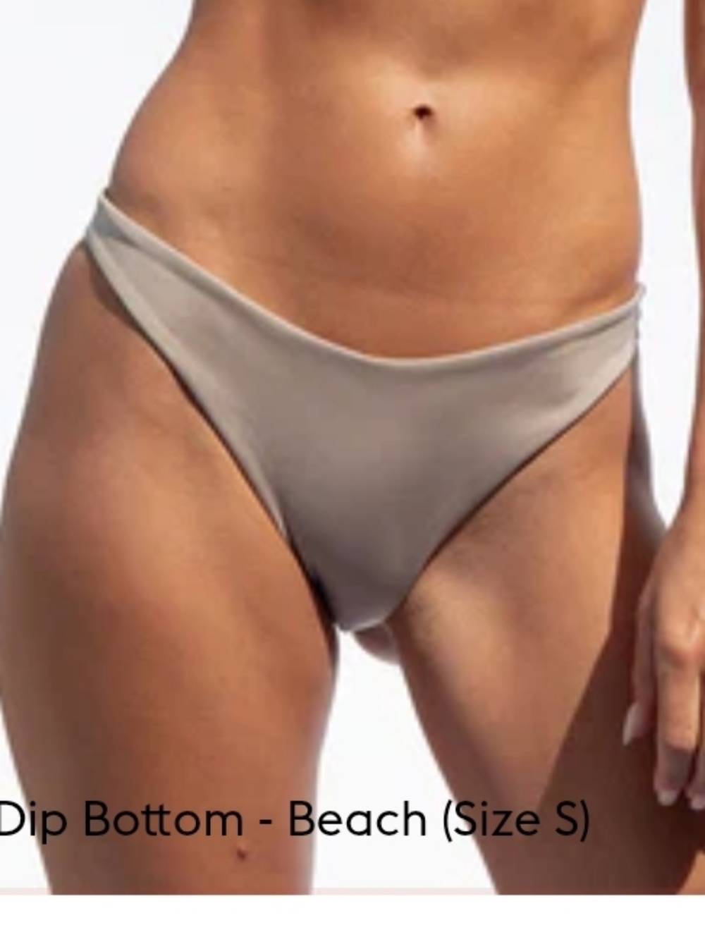 Left On Friday Neutral Beach Taupe Dip Bottoms